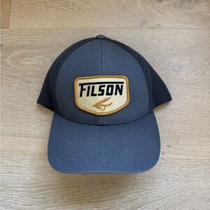 Filson Gray and Black Cap Fly Fishing